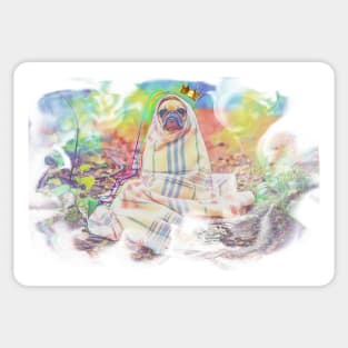 RAINBOW PUG Sticker